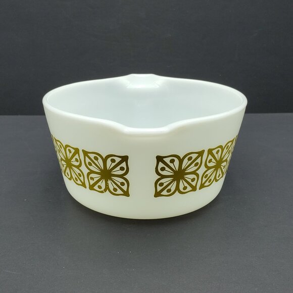 Pyrex Autumn Floral Verde Floral Square Flowers Casserole Dish 473 1 Quart Baker - Picture 5 of 8